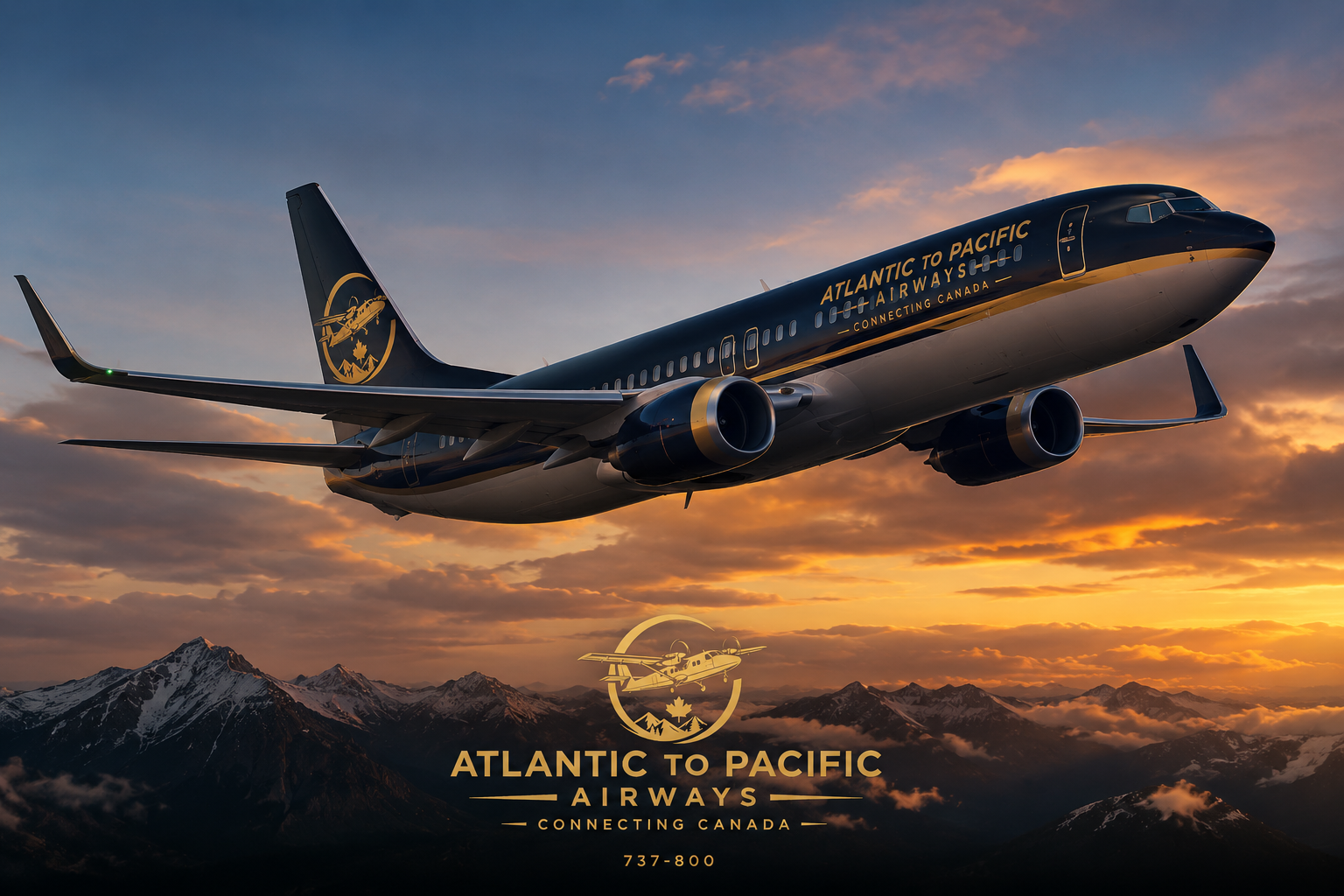 Boeing 737 Series in Atlantic to Pacific Airways livery